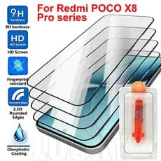 Película De Tela De 3-1 Unidades Para Redmi Turbo/POCO X8 Pro Max-Protetora 9H-Filme De Instalação Sem Poeira Antiarranh