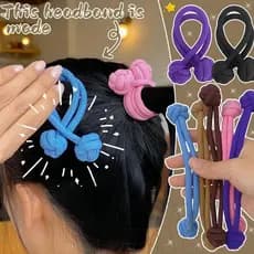 2/4/6/10 Unidades De Laços De Cabelo Elásticos Femininos Com Nó-Faixa De Rabo De Cavalo Grosso Acessórios De Estudante-E