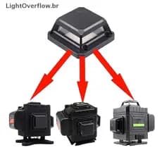 [LightOverflow] Vidro Protetor De Nível De Laser Para 4D À Prova D'água Autonivelante Vertical E Tampa Protetora De Jane