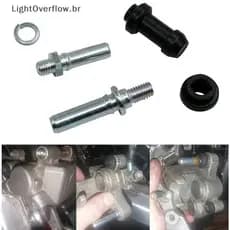 [LightOverflow] kit De Reparo De Pinça De Freio Dianteira Universal Para Motocicleta CRF KXF RMZ YZF Dirt Bike Bomba Inf