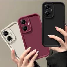 Xiaomi POCO F7 5G 2025 POCOF7 F 7 Colorful Caso À Prova De Choque Silicone Cor Sólida Capa Traseira