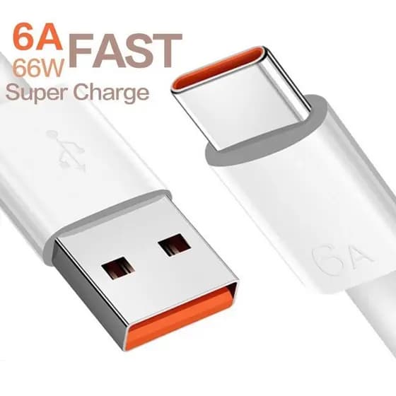 66W 6A Tipo-C Cabo De Dados Carregamento Rápido USB Carga Para Smartphone