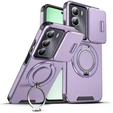 Para Realme C75 C75X C71 5G 4G 2025 Caso Armadura À Prova De Choque Slide Anel Magnético Capa Suporte Proteção Telefone