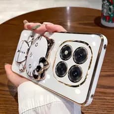 POCO X7 5G POCO X7 Pro 5G POCO M7 Pro 4G Silicone Macio Hello Kitty Capa Suporte capinha