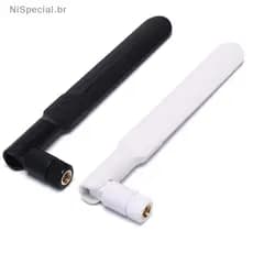 [Nis] Antena De Roteador WiFi Sem Fio De Banda Dupla 8dBi 2.4 Ghz 5 5.8 SMA Ja Macho [BR]