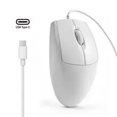 Mouse Óptico Silencioso Ergonômico Com Fio Tipo C 1200 DPI , De Computador Leve Para Jogos De Escritório E Laptop