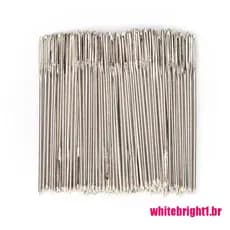 { WB } 100 PCS/Lote Golden Tail Bordado Com Ponto Cruzado Agulhas Tamanho 24 Para