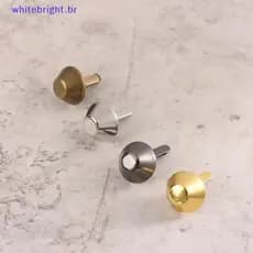WT 20 Peças De Acessórios Para Bolsa De Metal , Pés , Rebites , Pinos Perfurados , Couro , Faça Você Mesmo , Artesanato