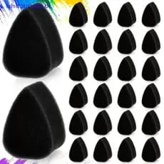 WT 10 Pcs Esponjas De Pintura Facial Pétala Esponja Espuma Artesanato Conjunto Desenho Corporal [BR]