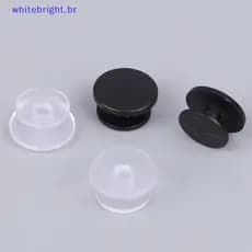 WT 100 Peças Enfeites De Fivelas De Plástico Para Acessórios De Sapatos DIY Botões Leves Transparentes Descobertas [B