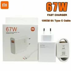 Carregador xiaomi 67w cabo de dados fast turbo tipo c premium