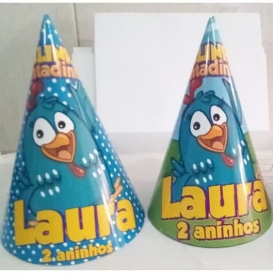 Chapeuzinho de festa personalizado
