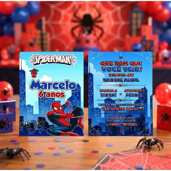 Plaquinha de agradecimento- Homem Aranha- QUALQUER TEMA centro de mesa