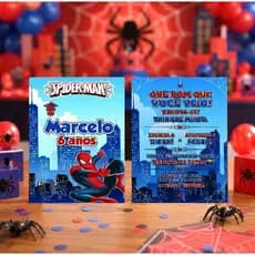 Plaquinha de agradecimento- Homem Aranha- QUALQUER TEMA centro de mesa