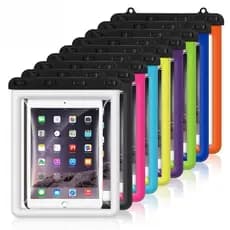 Grande Bolsa Impermeável Com Tela Sensível Ao Toque , Saco Seco Transparente Para Tablet De 11 Polegadas Armazenamento D