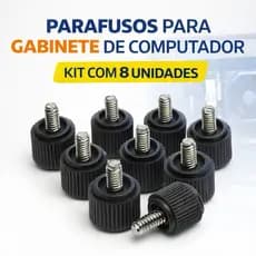 Parafusos para Gabinete de Computador – Kit com 8 Unidades