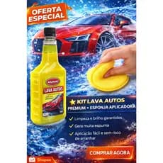 RADNAQ - Shampoo - Lava Autos - 500ml + Esponja p/ Aplicar
