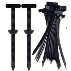Enforca Gato Abraçadeira Nylon Auto Travante Presilha Automotivo Universal para Fios e Cabos