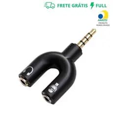 ADAPTADOR Y PARA FONE HEADSET MICROFONE E ÁUDIO P2 / P3