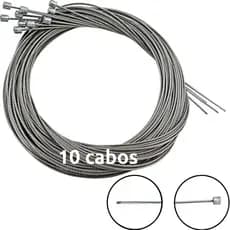 10 Cabos Aço Cambio Marcha Bike Bicicleta 1.2 X 2.000MM 10UN
