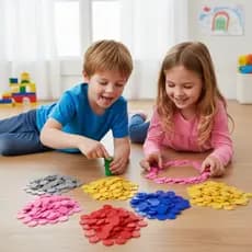 KIT DE MOEDAS COLORIDAS 100 UNIDADES