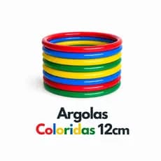 KIT12 ARGOLAS COLORIDAS COM 12CM