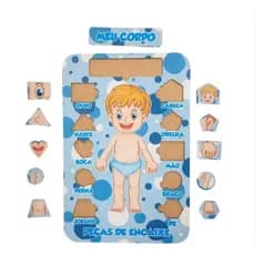 QUEBRA CABEÇA EDUCATIVO - PARTES DO CORPO INFANTIL