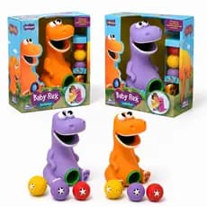 Brinquedo Dinossauro Infantil Com Som Guizo Sensorial