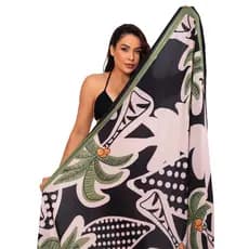 Saida de Praia Canga Premium Varias Cores Tropical