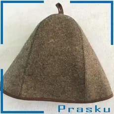 [Prasku] 1x Sauna Chapéu 3 Mm De Espessura E Elegante Banya Proteção De Cabeça Cabelo Anti Calor Para Homens