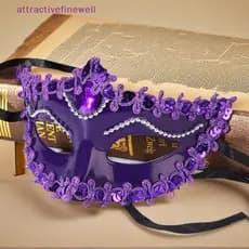 AWBR Máscara Veneziana Feminina De Olho Cosplay Adereços De Baile Boate Facial Festa Precisa Acessório