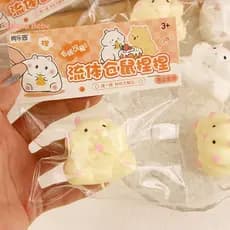 Belaeza Bebe 1PC Silicone Pitada Dpression Prop Bonito Hamster Squeeze Brinquedo TPR Brinquedos Sensoriais Para Crianças