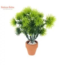 Belaza Bebe Agulha De Pinho Em Miniatura , Ornamento De Planta Vaso , Vegetação Realista Para Casa De Bonecas , Decoraçã