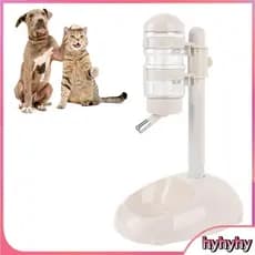 Hyhyhy Tigela dispensadora de água para animais de estimação 500ml, cão pequeno, gato, alimentação com altura
