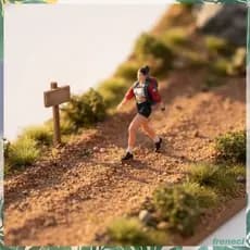 [Freneci] Estatueta Em Miniatura Linda Figura De Menina Boneca Articulada Modelo Decorativo Para Exibição De Diorama De