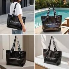 Bolsa De Viagem Brilhante Para Academia , Espaçosa E Leve Viajantes , Praia