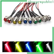 [Sharprepublic1] 10x Luzes Indicadoras LED Para Carro , Caminhão , Barco , Azul , Vermelho , Verde , Amarelo , Branco