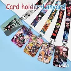 Porta-Cartão De Anime Jujutsu Kaisen ID Com Cordão De Pescoço Para Celular Alça Câmera De Ônibus/Estudante