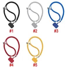 Cordão Crossbody , Alça De Pescoço Suspensa Universal Com Almofada De Amarração Para Suporte De Telefone Chaveiro Corda