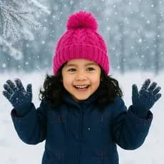 Touca Gorro Pompom Infantil Juvenil Unissex Menina Menino Inverno Macio Quentinho