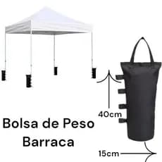 Bolsa saco de peso para barraca