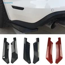 SHENYOU 2Pcs Universal Car Spoiler Difusor De Lábio Do Pára-Choques Traseiro Protetor De Arranhões
