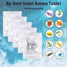 SHENYOU 10 Unidades De Comprimidos De Aromaterapia Para Carro PE Atualizam Seu Passeio Com Fragrâncias Personalizáveis ,