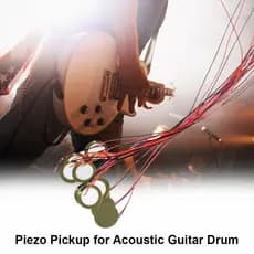 sicibr 15 Peças Piezo Captador 20mm Amplificadores Discos Transdutor De Disco Contato Microfone Gatilho Sensor De Som Co