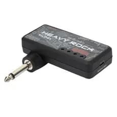 sicibr Portátil Recarregável Guitarra Elétrica Plug Mudo Fone De Ouvido Amplificador Acessórios