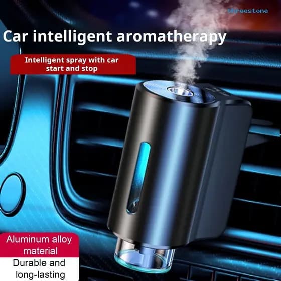 TS-Smart Máquina De Aromaterapia Com 3 Modos Ambientador De Ar Para Carros Kit Distribuidor Inteligente De Aroma Recarregável
