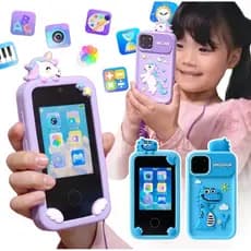 smart Phone kids Para Crianças Com Câmera Jogos Música Vídeos Touch Brinquedo Educativo Infantil
