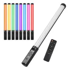 Lâmpada Fotográfica Rgb Led 3200k-5500k Efeitos De Tubo Regu Cor da estrutura Fix