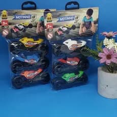 Kit 3 Motos Sortidas Brinquedo Infantil  Bs Toys