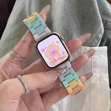 Pulseira De Reposição Para Relógios A-pple Ultra 49mm 44mm 45mm 40mm 42mm 38mm 41mm 40mm Fashion Women Substituição iWatch Série 9 8 SE 7 6 5 4 3